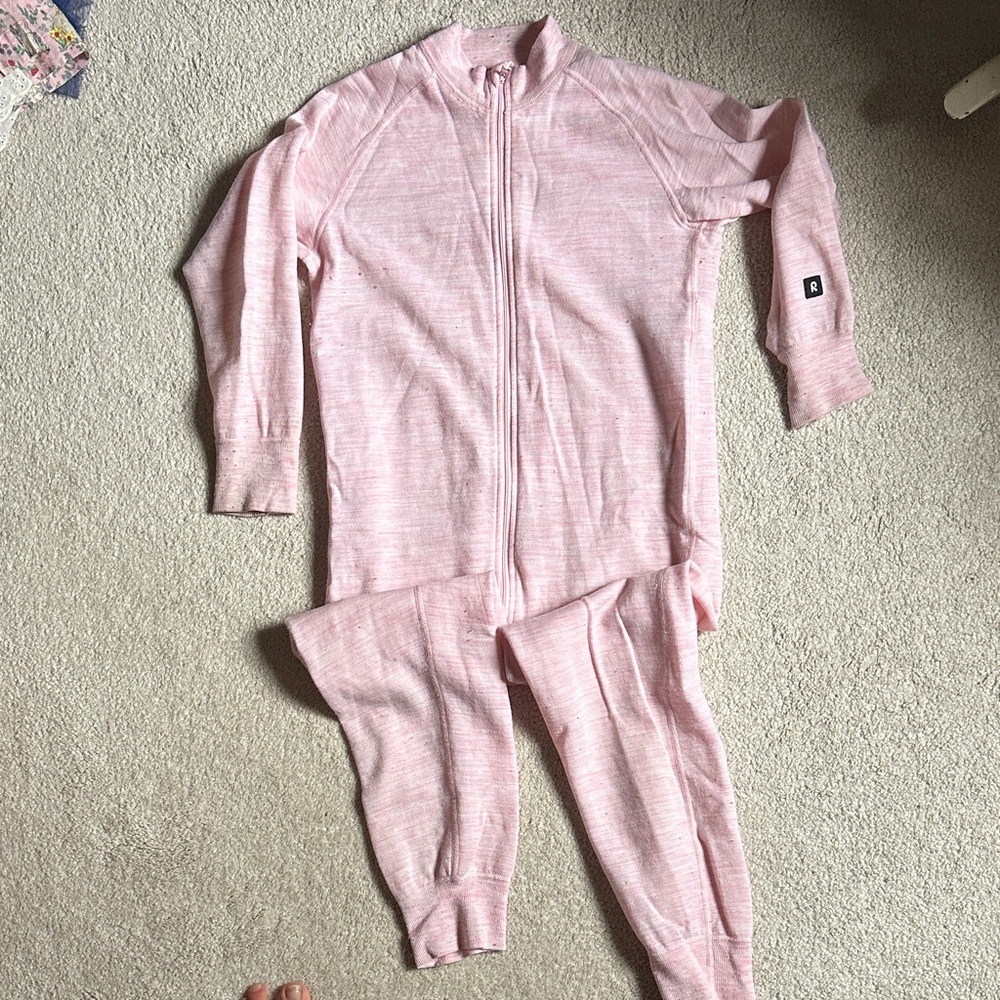 Reima Pink Kids Base Layer/Long John’s